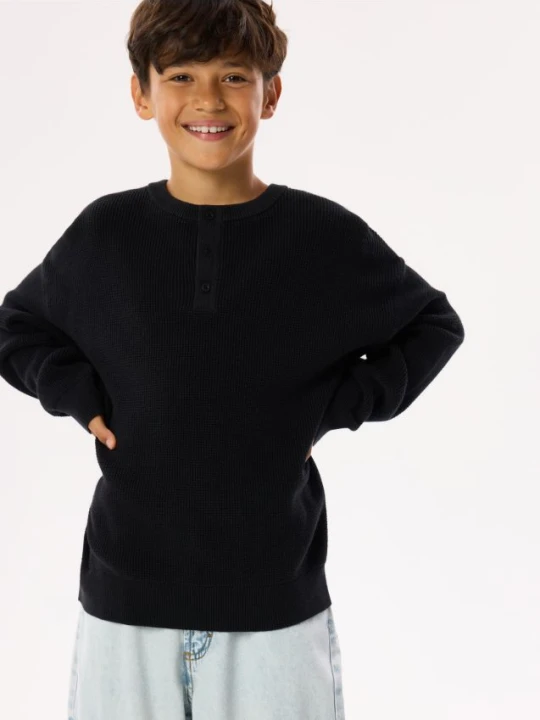 Foto del prodotto Reserved - Maglione in cotone - nero