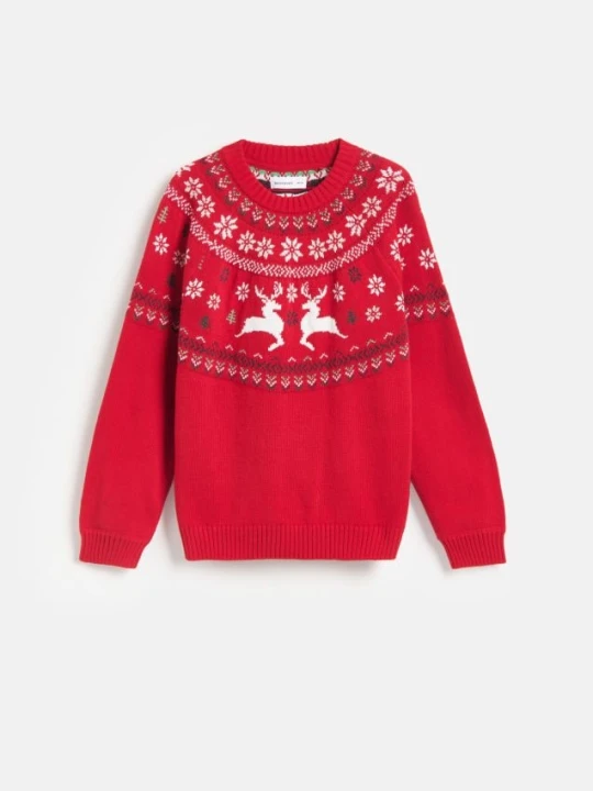 Foto del prodotto Reserved - Maglione in cotone - rosso