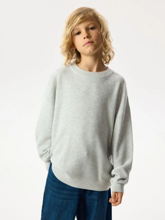 Foto del prodotto Reserved - Maglione in misto cotone - grigio chiaro
