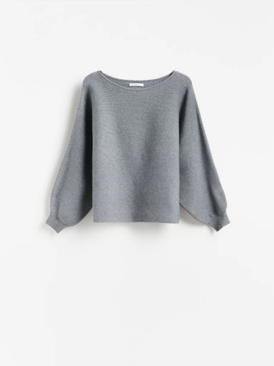 Foto del prodotto Reserved - Maglione in misto cotone - grigio medio