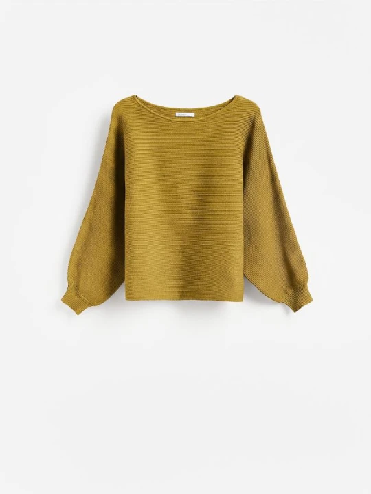 Foto del prodotto Reserved - Maglione in misto cotone - verde oliva chiaro