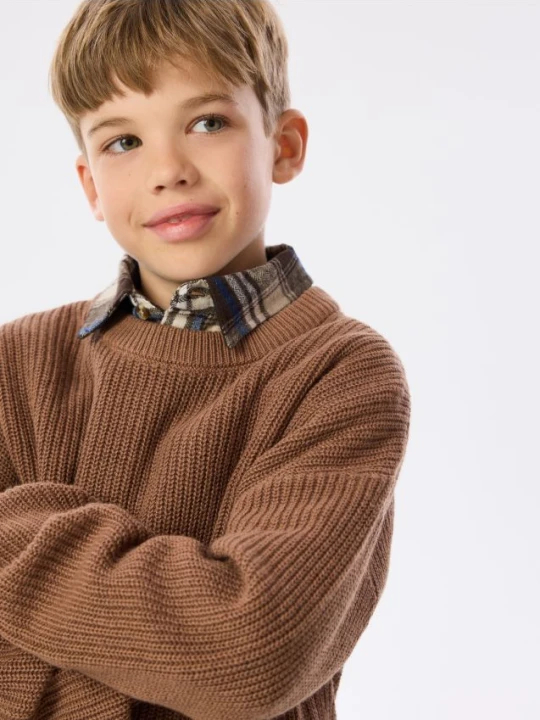Foto del prodotto Reserved - Maglione in misto lana - marrone