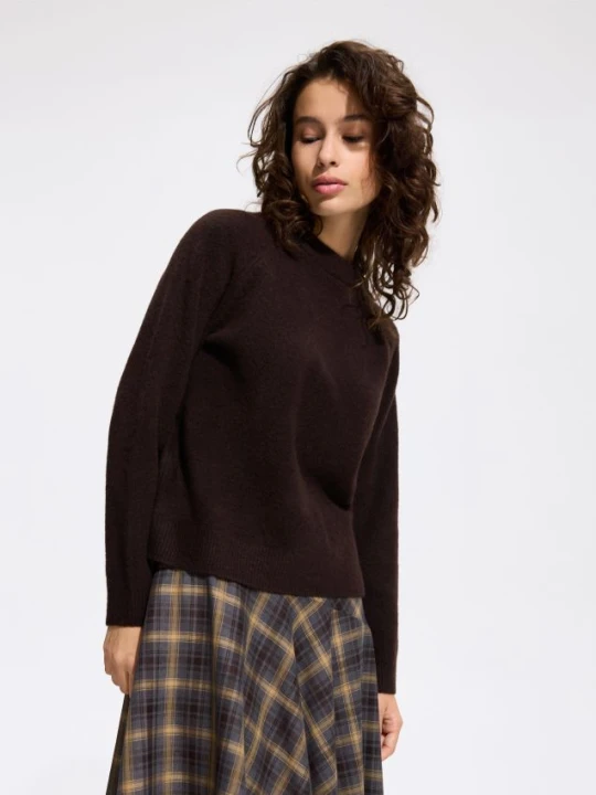 Foto del prodotto Reserved - Maglione in misto lana - marrone scuro