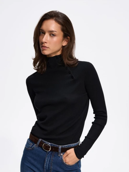 Foto del prodotto Reserved - Maglione in misto lana - nero