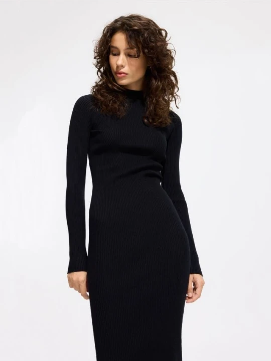 Foto del prodotto Reserved - Maxi abito in maglia misto viscosa - nero