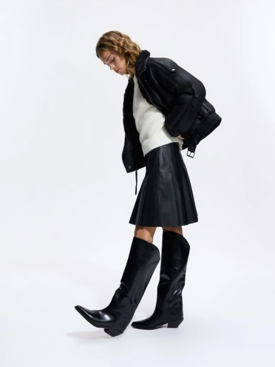 Foto del prodotto Reserved - Minigonna in eco pelle - nero