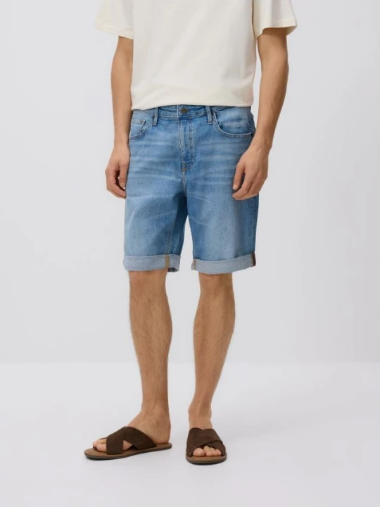 Foto del prodotto Reserved - Pantaloncini denim slim fit - blu