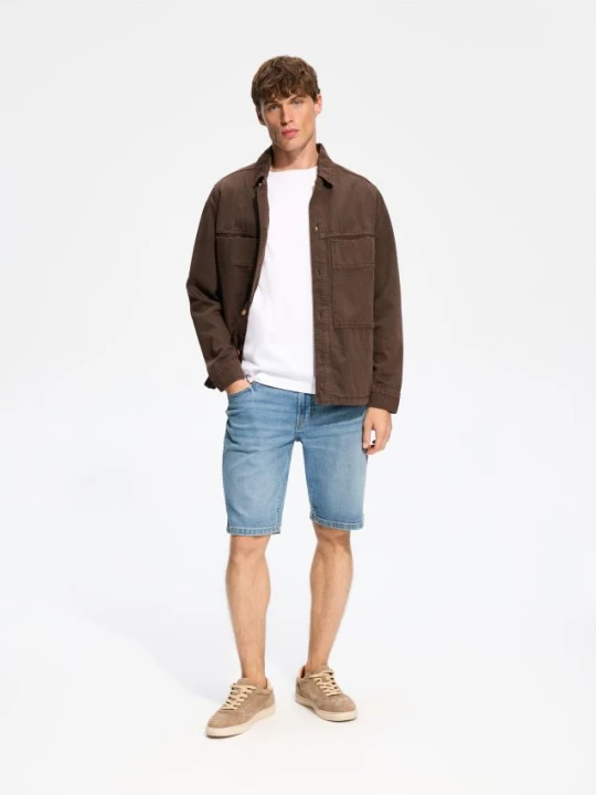 Foto del prodotto Reserved - Pantaloncini denim slim fit - indigo jeans