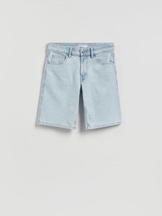 Foto del prodotto Reserved - Pantaloncini di jeans straight - blu