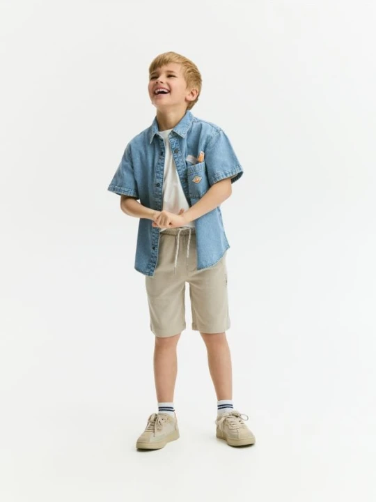 Foto del prodotto Reserved - Pantaloncini in cotone - beige