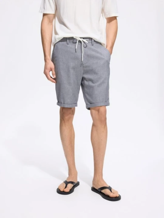 Foto del prodotto Reserved - Pantaloncini regular in misto lino - grigio scuro