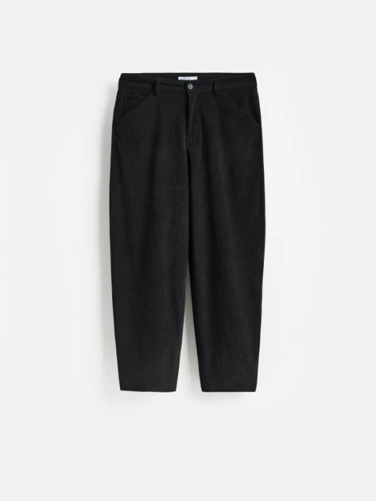 Foto del prodotto Reserved - Pantalone Barrel Leg IN velluto A coste - nero