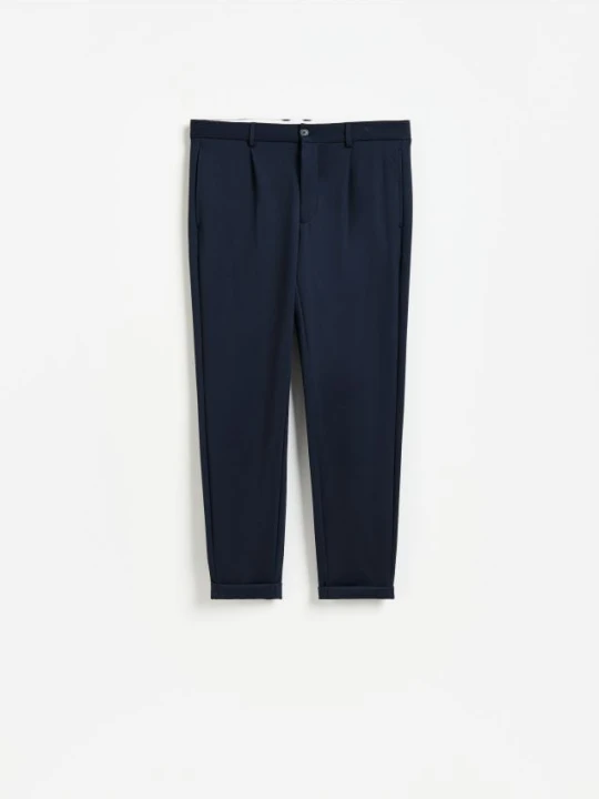 Foto del prodotto Reserved - Pantaloni chino con pince - blu scuro