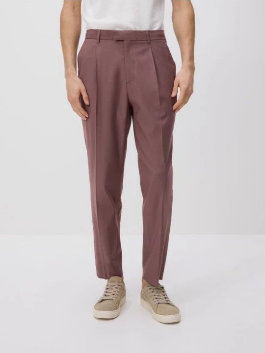 Foto del prodotto Reserved - Pantaloni chino modello carrot - malva