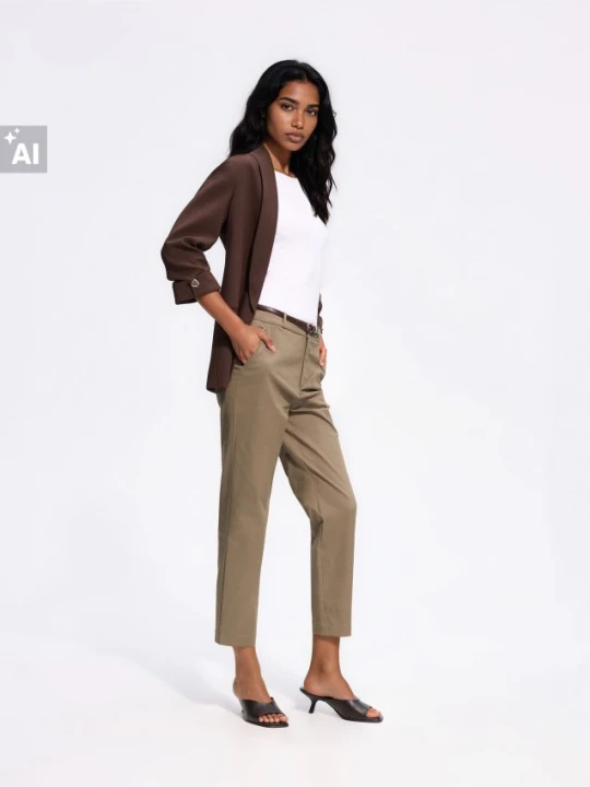 Foto del prodotto Reserved - Pantaloni chino - verde oliva chiaro