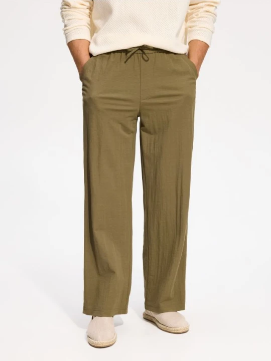 Foto del prodotto Reserved - Pantaloni con fascia - verde-marrone