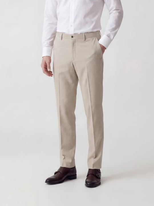 Foto del prodotto Reserved - Pantaloni da completo slim fit - beige