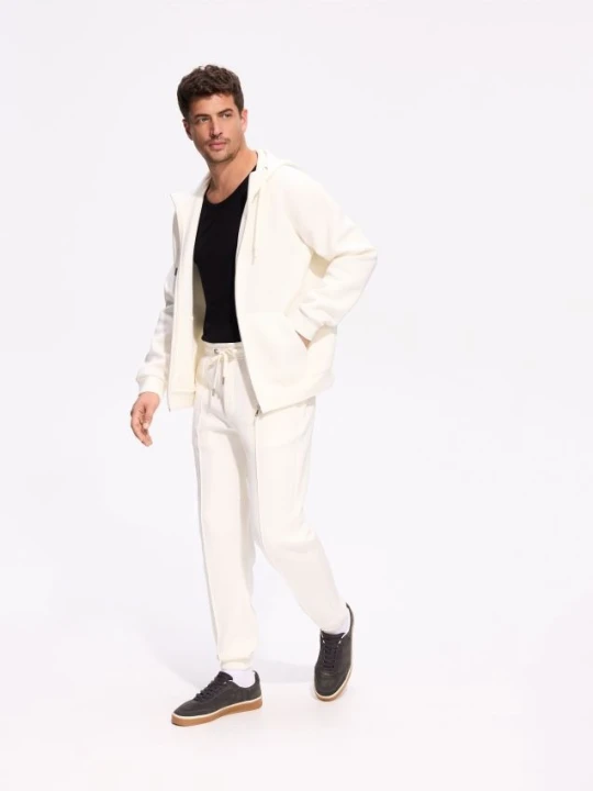 Foto del prodotto Reserved - Pantaloni della tuta slim - panna