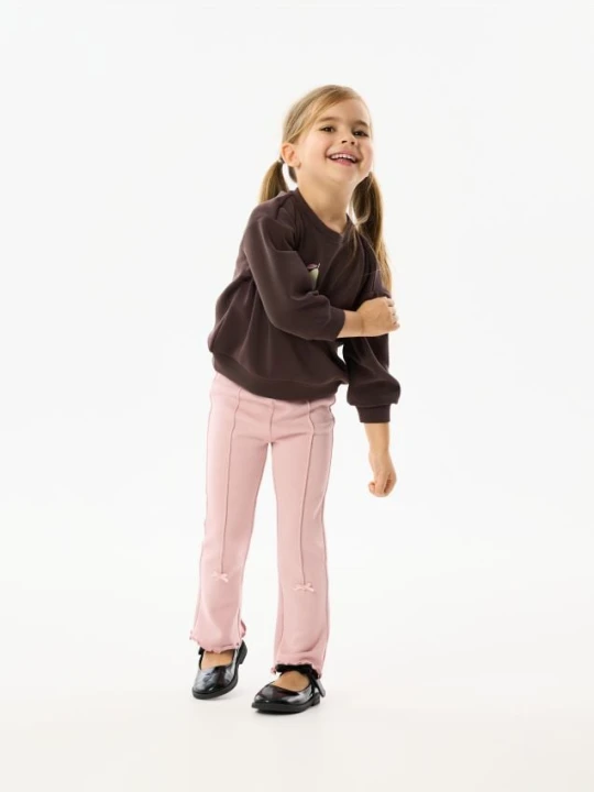 Foto del prodotto Reserved - Pantaloni flare in jersey - rosa cipria