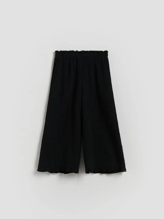 Foto del prodotto Reserved - Pantaloni in mussola - nero