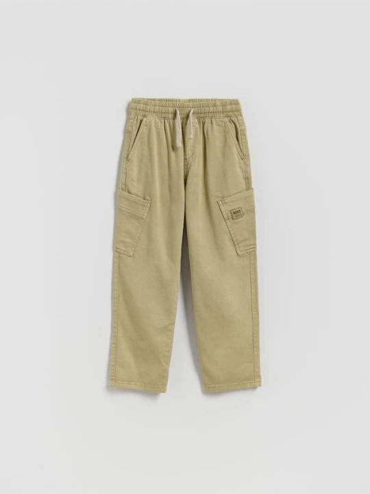 Foto del prodotto Reserved - Pantaloni regular altamente elasticizzati - beige