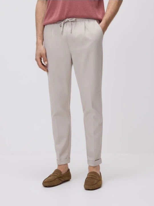 Foto del prodotto Reserved - Pantaloni regular con fibra di bambù - beige