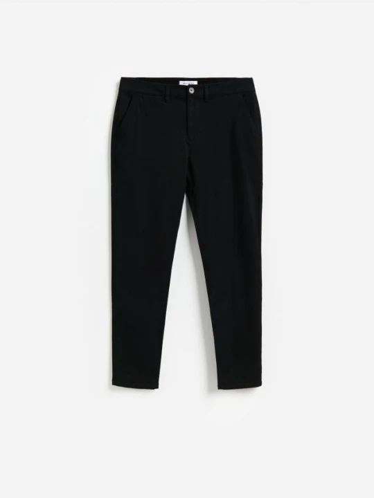 Foto del prodotto Reserved - Pantaloni slim fit in lyocell - nero