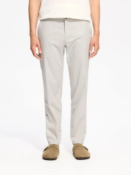 Foto del prodotto Reserved - Pantaloni slim in misto lana - grigio chiaro
