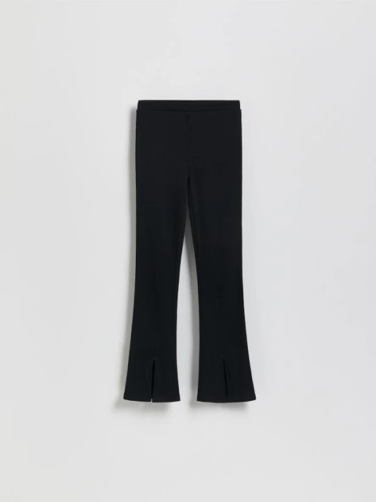 Foto del prodotto Reserved - Pantaloni svasati flare con spacchi - nero