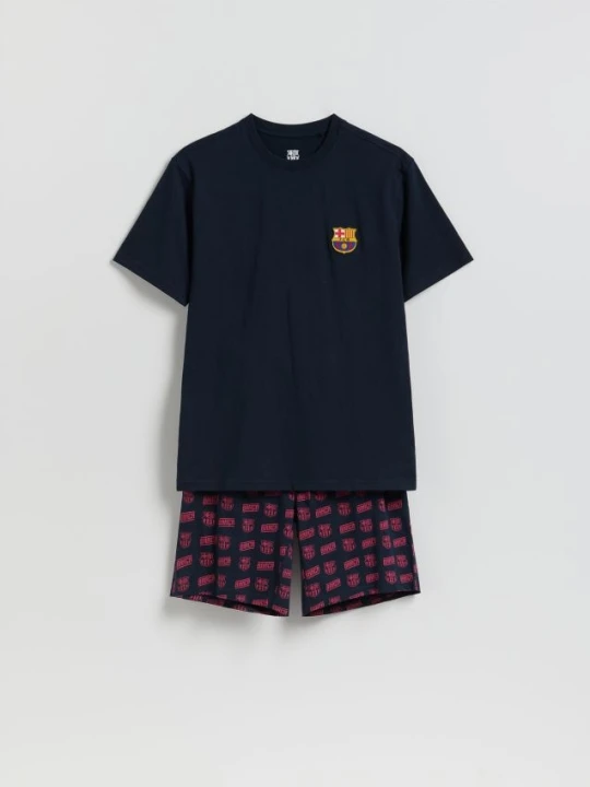 Foto del prodotto Reserved - Pigiama due pezzi FC Barcelona - blu scuro