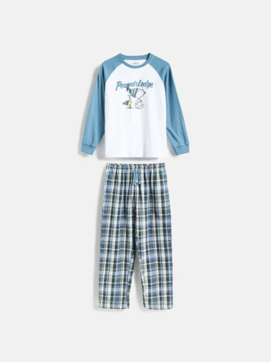 Foto del prodotto Reserved - Pigiama in cotone Snoopy - blu