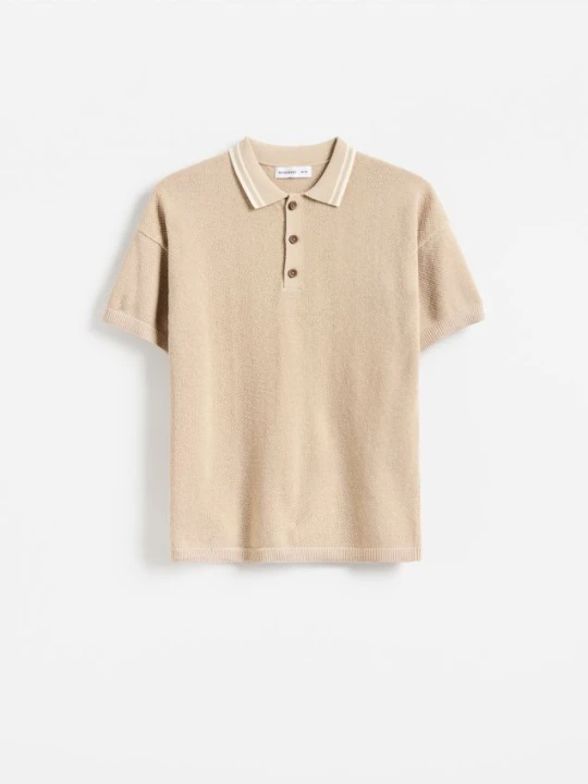 Foto del prodotto Reserved - Polo in maglia a maniche corte - beige