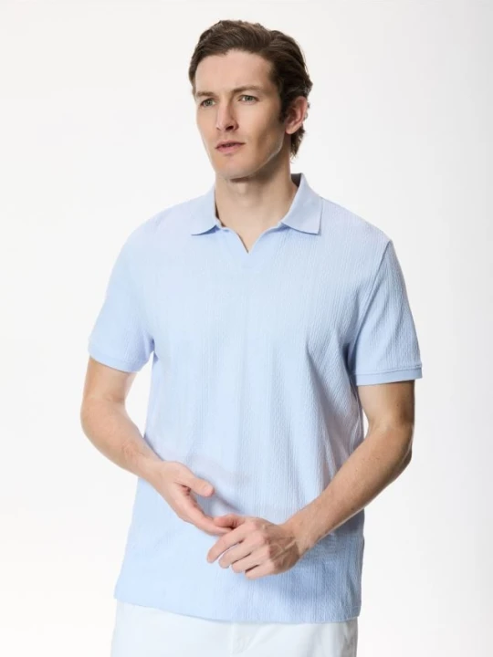 Foto del prodotto Reserved - Polo regular in cotone - blu pallido
