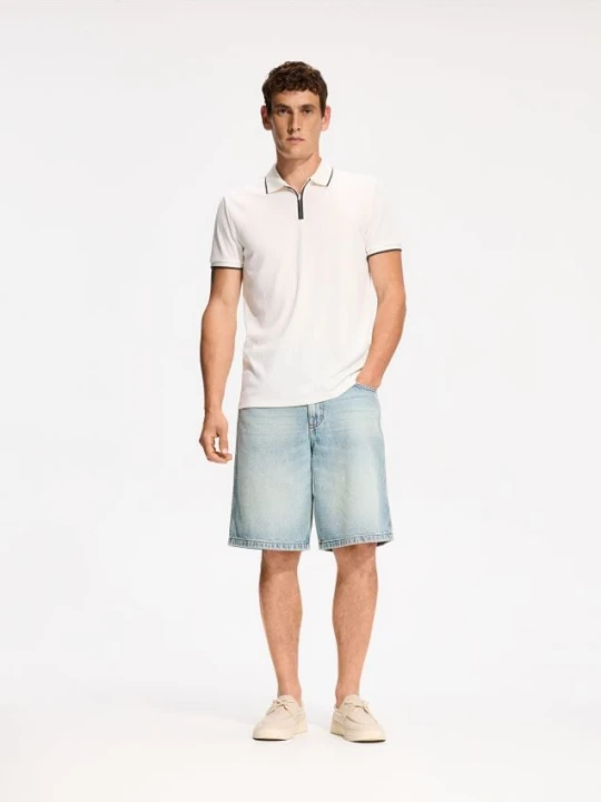 Foto del prodotto Reserved - Polo slim fit - panna