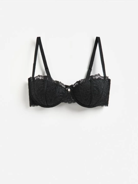Foto del prodotto Reserved - Reggiseno balconcino push-up - nero