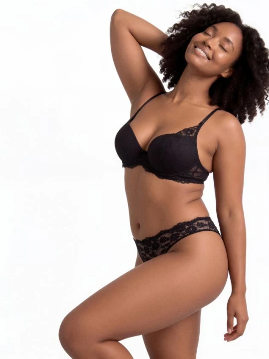Foto del prodotto Reserved - Reggiseno push-up con pizzo - nero