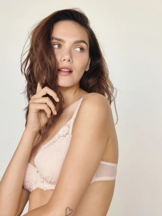 Foto del prodotto Reserved - Reggiseno push-up con pizzo - rosa pastello