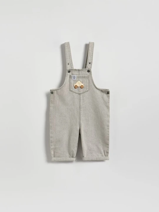 Foto del prodotto Reserved - Salopette in denim - grigio chiaro