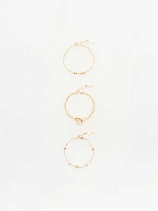 Foto del prodotto Reserved - Set di 3 bracciali - oro