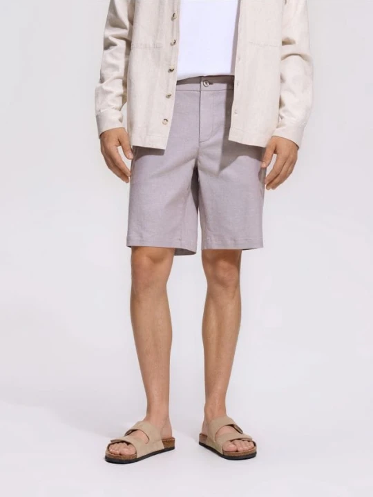 Foto del prodotto Reserved - Shorts carrot fit - beige