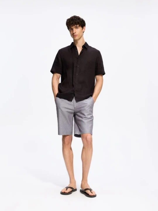 Foto del prodotto Reserved - Shorts carrot fit - marrone scuro