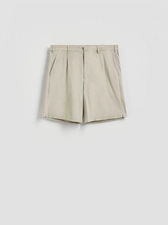 Foto del prodotto Reserved - Shorts regular con lino - beige