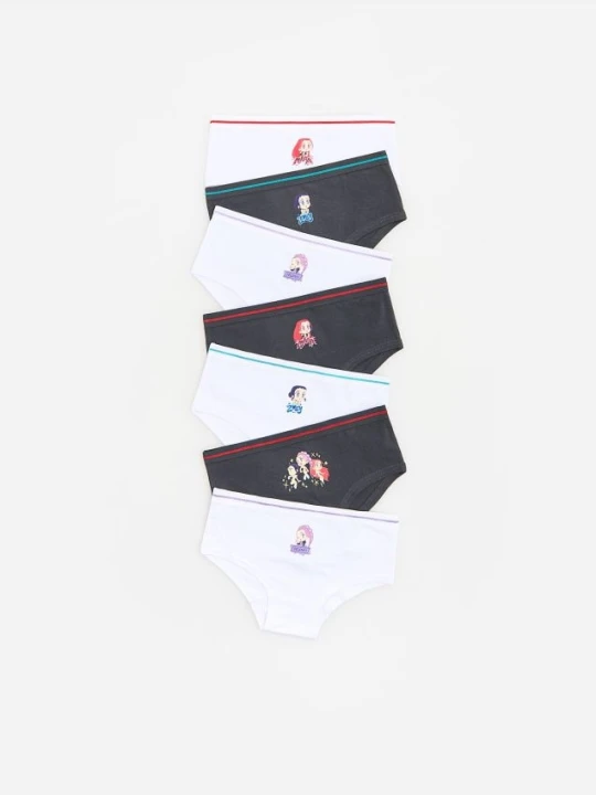 Foto del prodotto Reserved - Slip in cotone Kpop Demon Hunters™ 7 pack - multicolore