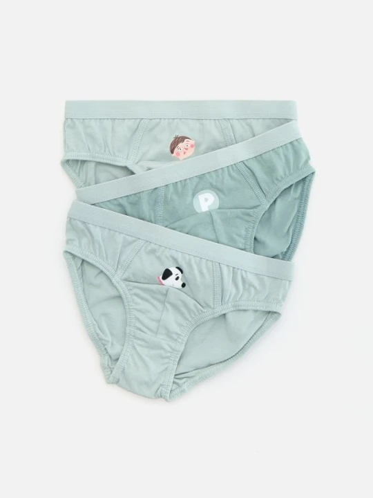Foto del prodotto Reserved - Slip in cotone Pucio 3 pack - verde menta