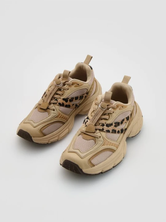 Foto del prodotto Reserved - Sneakers in materiali misti combinati - nude