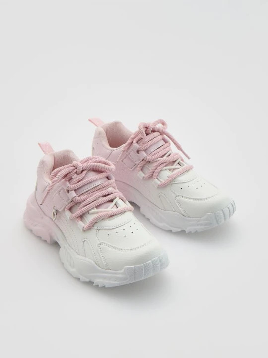 Foto del prodotto Reserved - Sneakers leggeri in similpelle - rosa pastello