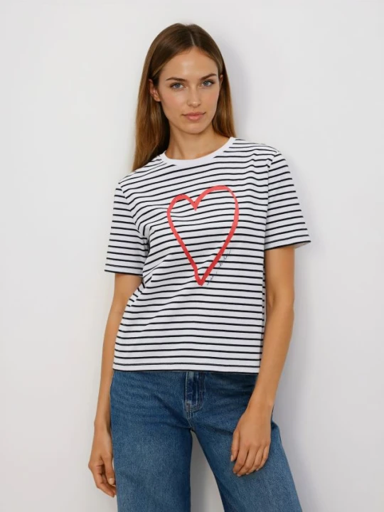 Foto del prodotto Reserved - T-shirt con cuore - multicolore