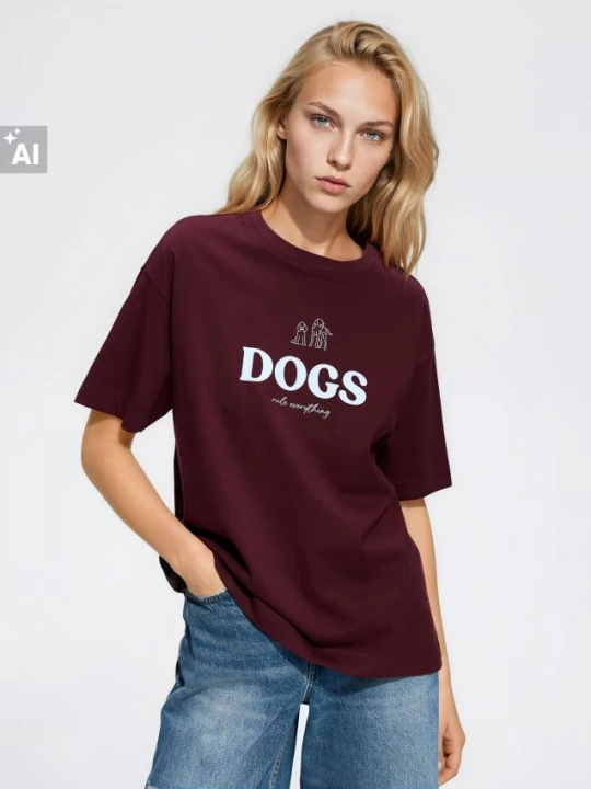 Foto del prodotto Reserved - T-shirt con stampa - bordeaux