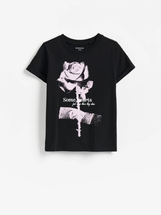 Foto del prodotto Reserved - T-shirt con stampa - nero