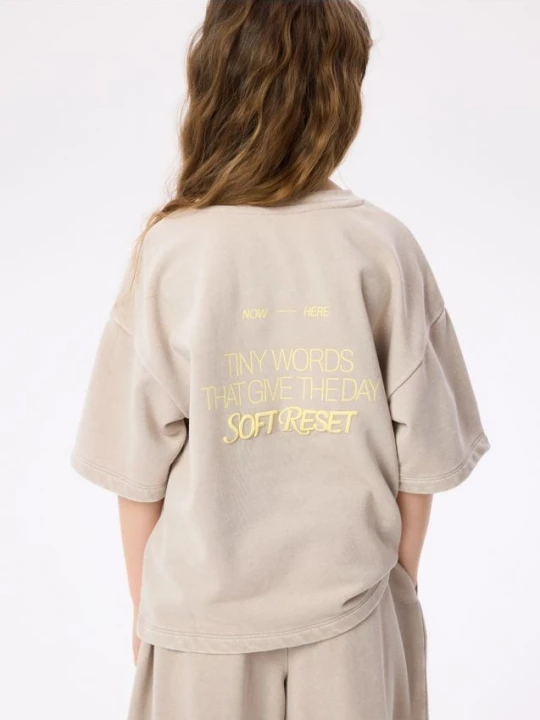 Foto del prodotto Reserved - T-shirt loose con stampa - beige